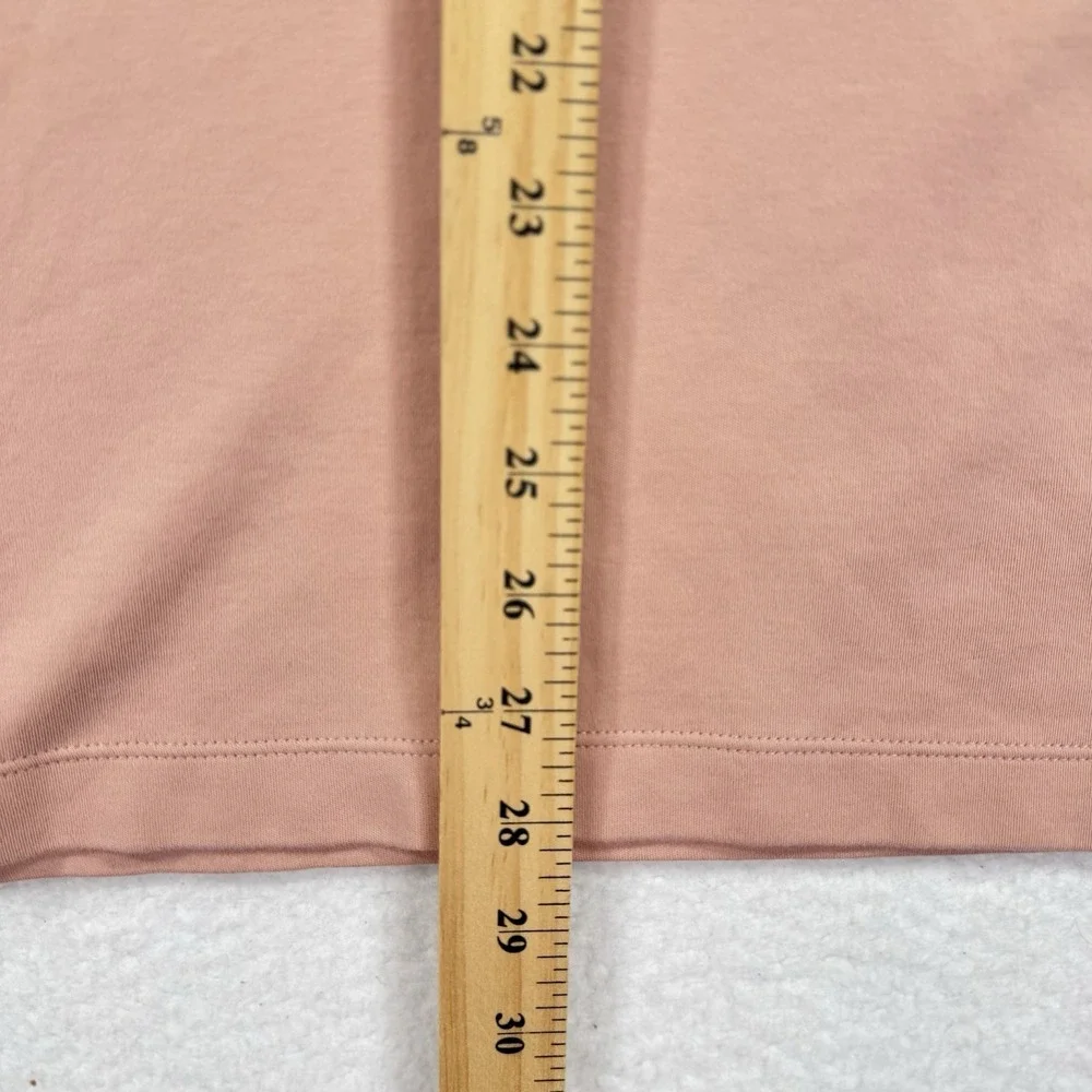 Banana Republic Dress Polo Shirt Mens Large Peach Pink Short Sleeve Casual‎